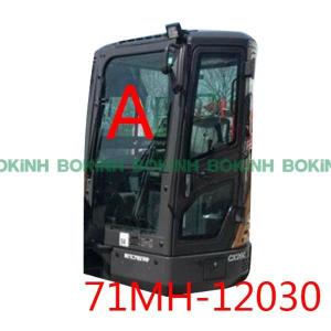 Wholesale 71MH-12030 HYUNDAI Excavator Cab Glass Front Upper Tempered Windshield 5MM Thick from china suppliers