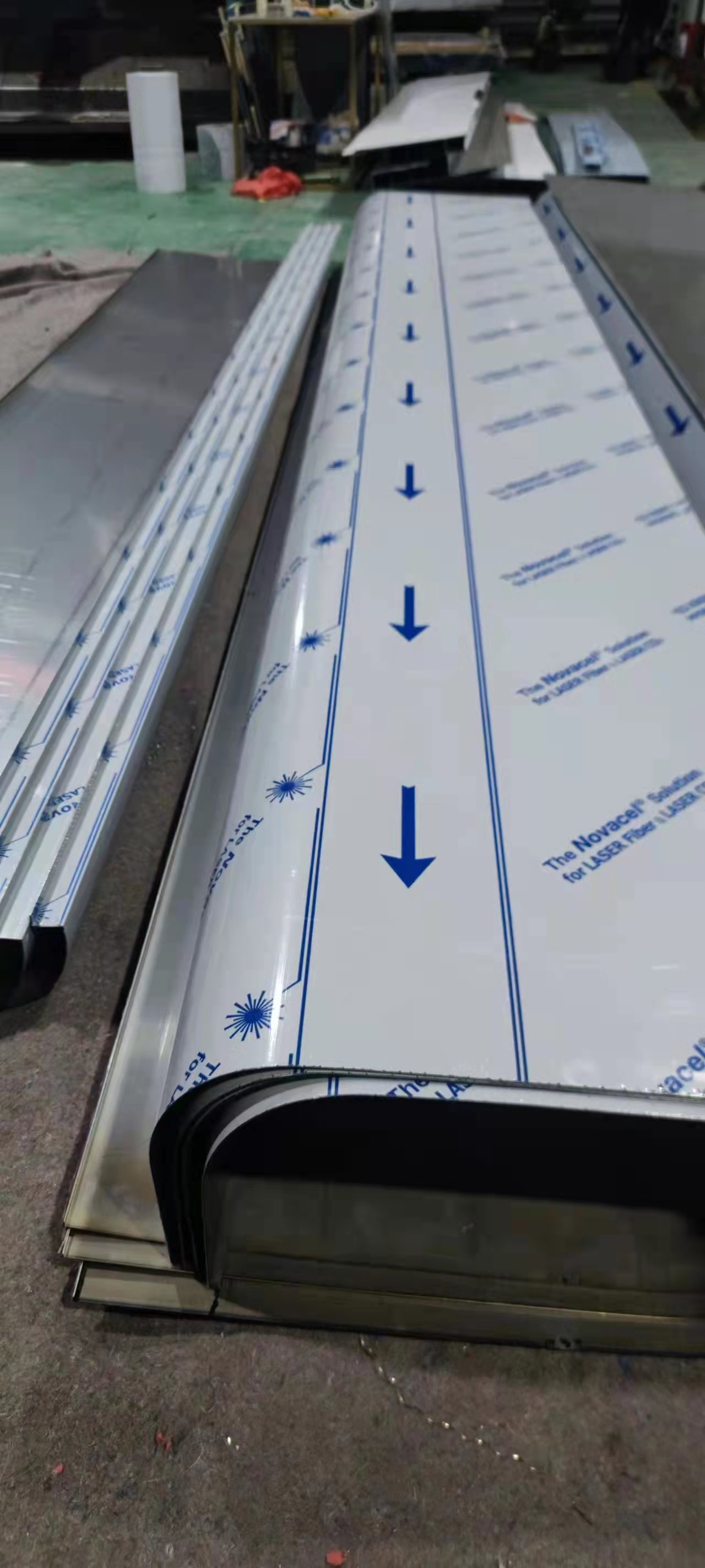Architectural Cladding For Elevator Cabinet , Metal Wall Panel Cladding For Lift Door