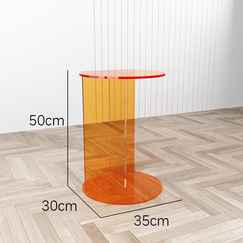 Minimalist Custom Color Acrylic Coffee Table Side Table Tea Table for Indoors and Outdoors