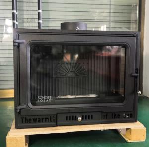 Wholesale Wood Burning Stove Wood Burning Cast Iron Built-In Wood Burning Fireplace Embedded Heating Real Fire Stove from china suppliers