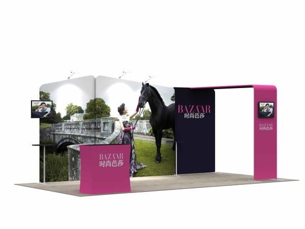Outdoor 10x20 Ft Interactive Trade Show Displays UV Resistant For Retail Display