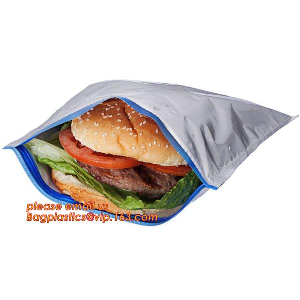 Outdoor square aluminum foil food thermal freezer cooler lunch insulation bag,Foil Cooler Bag Thermal Bag for Fruit Choc