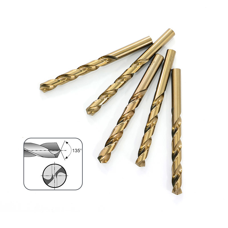 Two Flutes Solid Alloy High Speed Steel Drill Hss Twist Drills 3mm