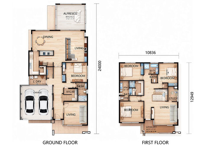 Detachable Modular 3 Bedroom Ready Luxury Villas Fast Install Prefabricated House with 22mm Batten Exterior Wall Batten