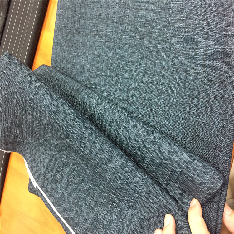 19181-014 Weft Suede Polyester Jacquard Linen Like Fabric for Home Textile Pillow Case