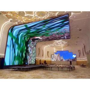 Wholesale Flexible Full Color Small Pixel SMD2121 P3.91 Curved LED Screen from china suppliers