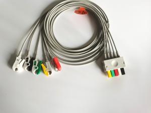 Wholesale IEC AHA 1.2m Length ECG Clip Leadwires Siemens Drager 3/5 from china suppliers