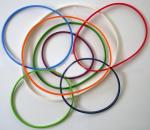 Odourless Silicone Rubber Rings , Multi Color Silicone O Ring Molded Gasket