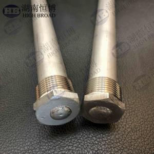 Wholesale Zinc Aluminum AZ63 AZ31 Magnesium Anode Rods 9mm-26mm Diameter Malleable Corrosion Resistant from china suppliers