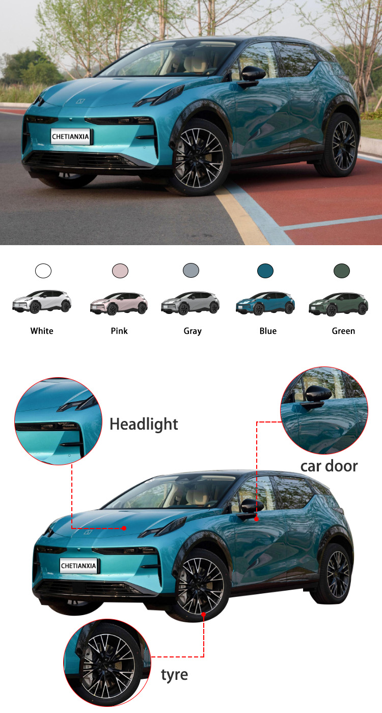 EV Fully Electric SUV 4 Wheel Cars Vehicles Geely Zeekr X 2023