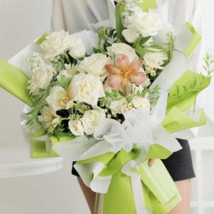 Wholesale Customized Size Floral Wrapping Paper 58*58cm Plastic Film For Florist Packing from china suppliers