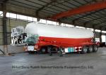 Tri Axle Steel Tank Semi Trailer For Dry Bulk Cement Delivery 80Ton 65000L
