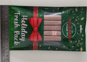 Wholesale 69% RH Humidity Cigar Packaging Bag , Resealable Mylar Foil Humidor Cigar Bag from china suppliers