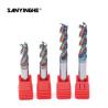 Buy cheap 3 Flute Carbide Square End Mill Slot Milling Cutter HRC65 Tool For Aluminum from wholesalers