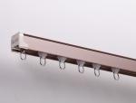 Aluminum Alloy 6m Length Ceiling Mounted Shower Curtain Rail In 4 Colors