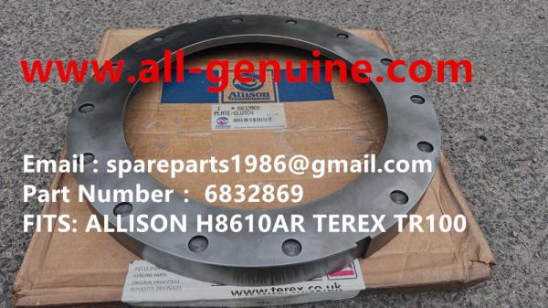 6832869 PLATE ALLISON PLATE 5GEB25A KOMATSU 730E 830E TEREX UNIT RIG BUCYRUS