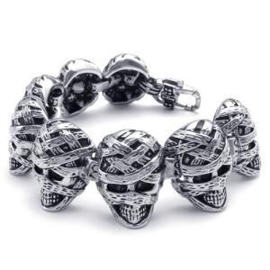 Wholesale High Quality Tagor Stainless Steel Jewelry Fashion Men's Casting Bracelet PXB142 from china suppliers