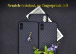 Non Conductive Twill Finish Aramid Fiber Phone Case For iPhone X