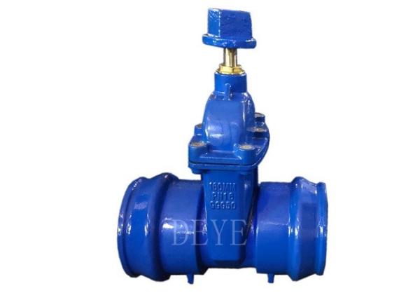 GGG40 GGG50 Water Valve Ductile Iron Gate Valve Socket Weld For PVC Pipe