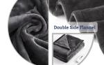 Reversible Flannel Warming Heated Blanket Portable Washable Electric 50*60