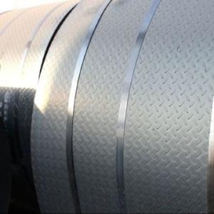 Wholesale 600mm-1500mm Hot Rolled Checkered Sheet Metal Coil JIS SS400 from china suppliers