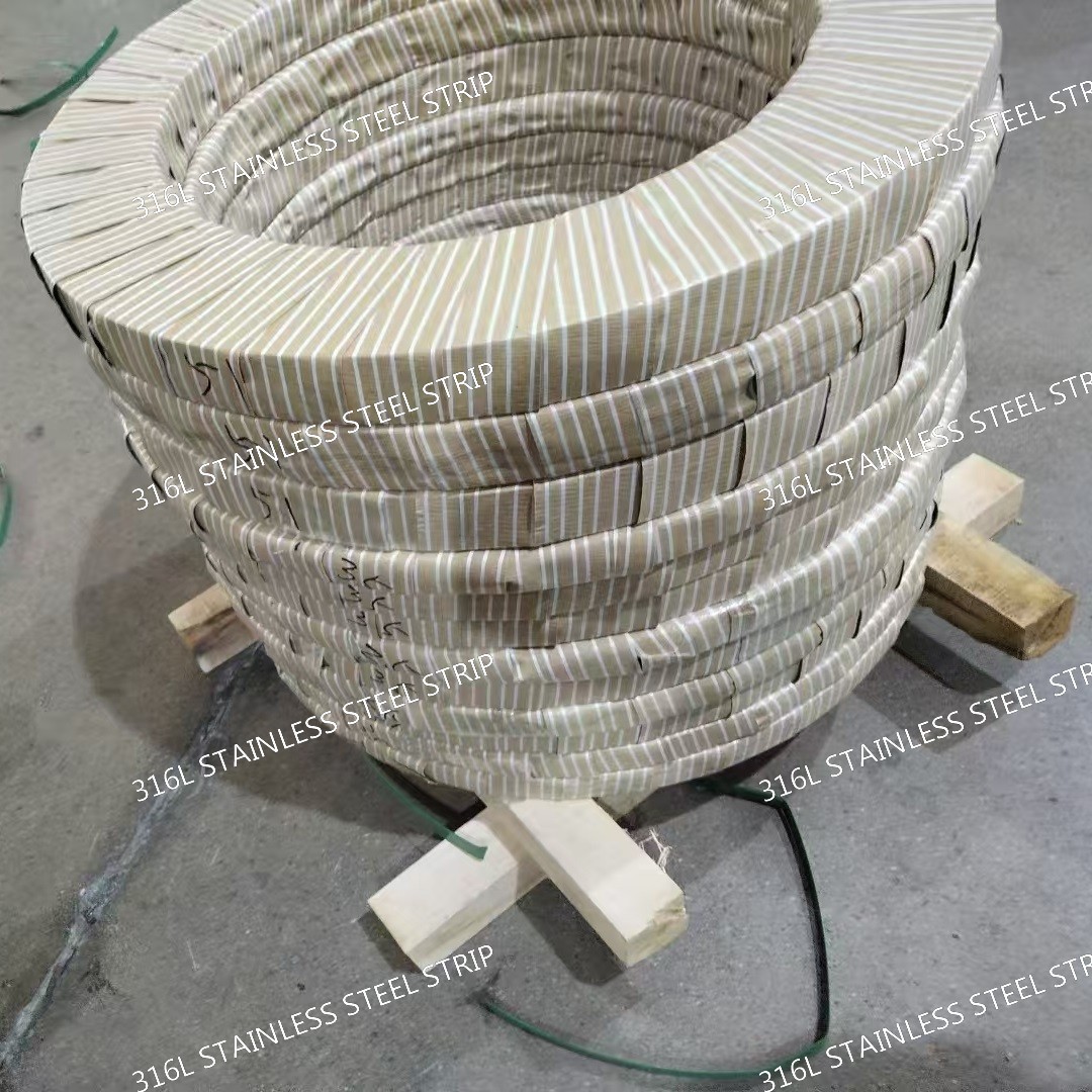 316L / 1.4404 Stainless Steel Strip Cut To Length Or Coil Custom Sizes