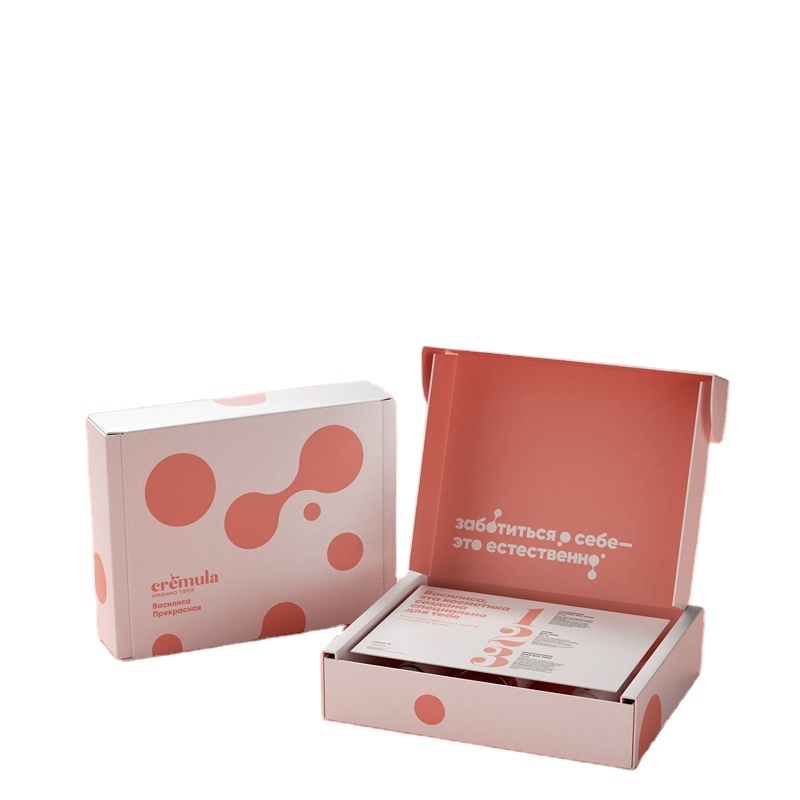 Custom Logo Printed Corrugated Cardboard Shipping Box Gift Paper