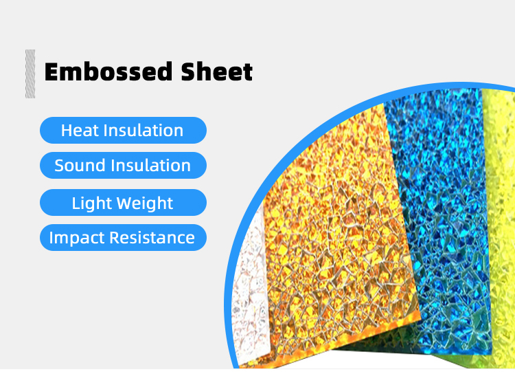 Custom Diamond Plate Sheets , Solid Polycarbonate Sheets 2mm 3mm 5mm