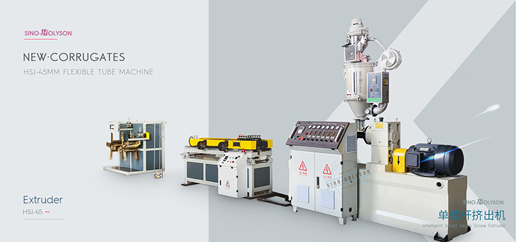 45mm Screw Diameter ABS HDPE/PP Single Screw Extruder Machine
