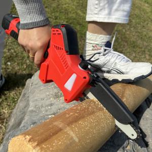 Wholesale Mini Battery Woodworking Electric Chainsaws 650W 6 Inch 21V Garden Pruning Saw from china suppliers