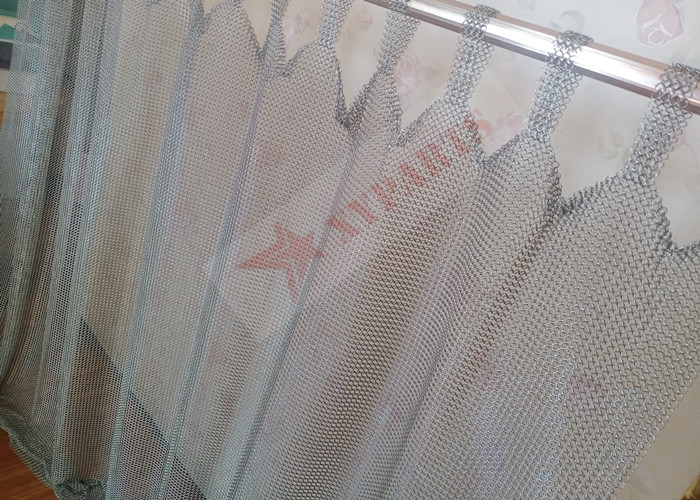 12mm Chainmail Wire Mesh Curtains Stainless Steel For Exterior Design