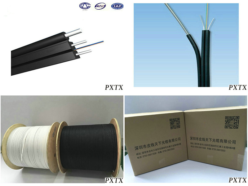ftth drop cable self support 1 core 3 steel