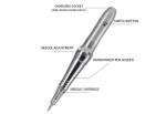 MTS Factory Price Permanent Makeup Tattoo Machine Gun Silver Aluminum Material