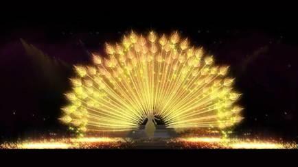 Animated Images Clear Rear Holographic Projection Film For Music Concerts /