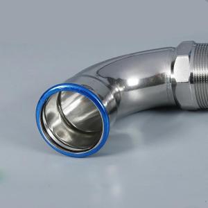 Wholesale Stainless Steel Type A Fittings Male Bend Pipe Fitting OEM Accept from china suppliers