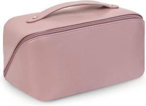 Wholesale Shockproof Leather Double Layer Makeup Bag Clear Cosmetic Bag With Zipper from china suppliers