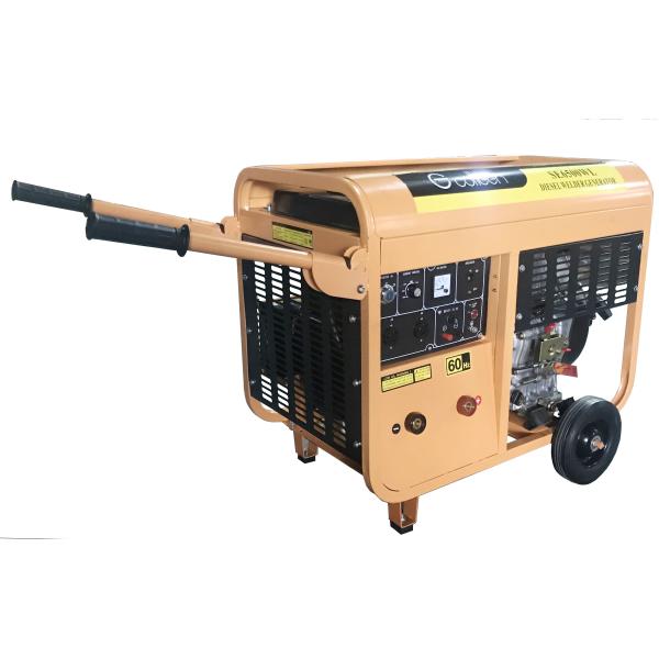 Electric Start Diesel Welder Generator 50 - 180A Welding Current Diesel Engine