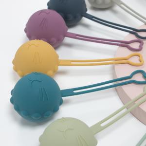 Wholesale Food Grade Silicone Pacifier Case BPA Free For Babies Newborn pacifier storage pouch holder Gift from china suppliers