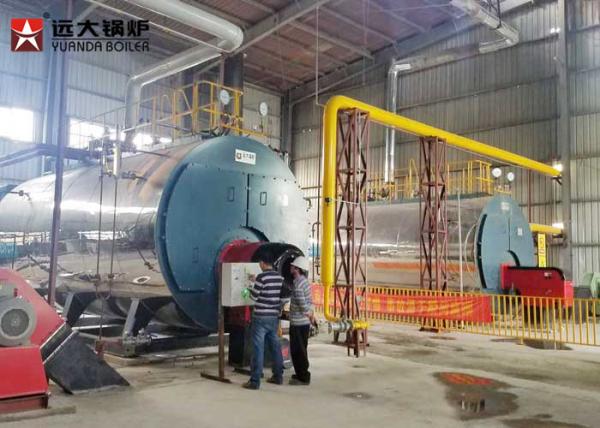 10 Ton Gas Fired Steam Boiler Industrial For Aquafeed Industry , Automatic