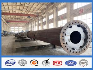 Wholesale Galvanized Steel Suspension Pole Tensile Strain Angle Pole 35kv 110kv 220kv from china suppliers