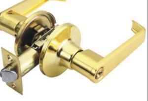 Wholesale Gold Plated Door Lever Lock , Safety First Lever Handle Lock Fast Delivery from china suppliers