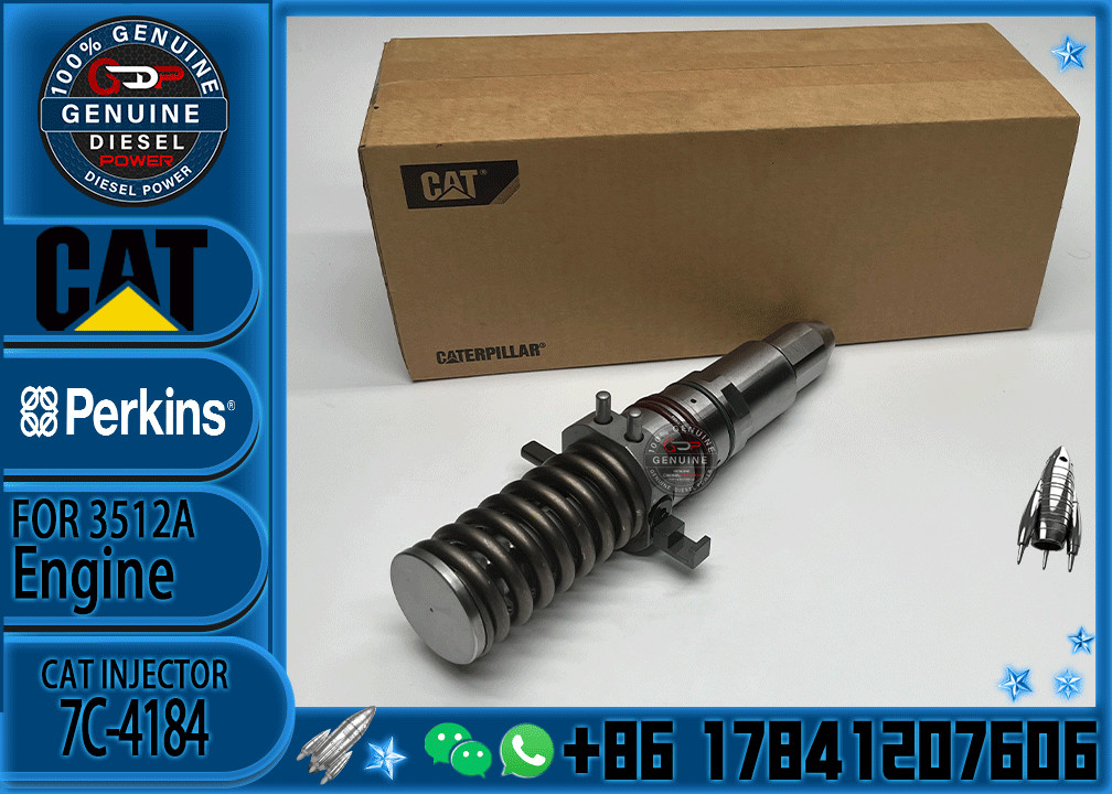 common rail injector Assy injector 6I-3075 7C-4184 0R-0906 engine components 6I3075 7C4184 0R0906 For Caterpillar 3500A