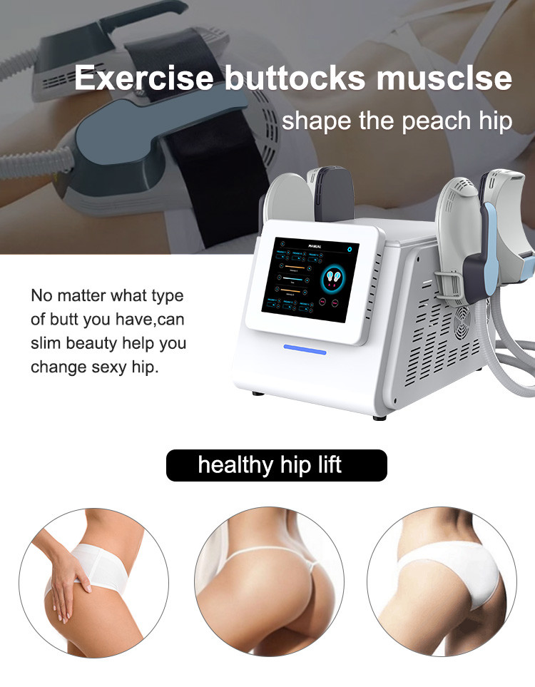 Vertical EMS Body Sculpture Machine 0-15Tesla Intensity Levels For Beauty Salon