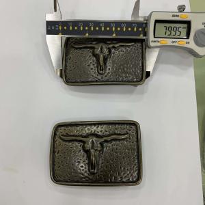 Wholesale Bull Head Belt Buckle Hardware Anti Scratched Normal Plating from china suppliers