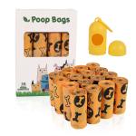 100 Biodegradable Dog Poop Bags 16 Rolls BSCI With Dispenser Earth Rated Dog