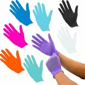 Wholesale V202 100% Pure Nitrile Latex-Free Powder-Free Non-Sterile Disposable Medical Exam Gloves from china suppliers