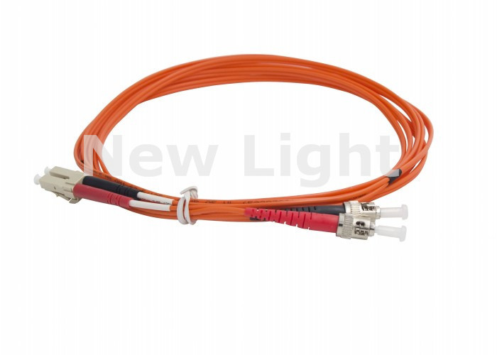 Single Mode ST LC fiber patch cable 2.0mm Diameter For Local Area Network