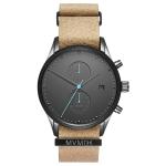 Gun black coating 3atm waterproof japan movt quartz watch stainless steel