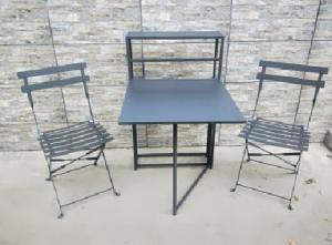 Wholesale Square Steel 60cm Table And Chairs Flower Stand Outdoor Set from china suppliers
