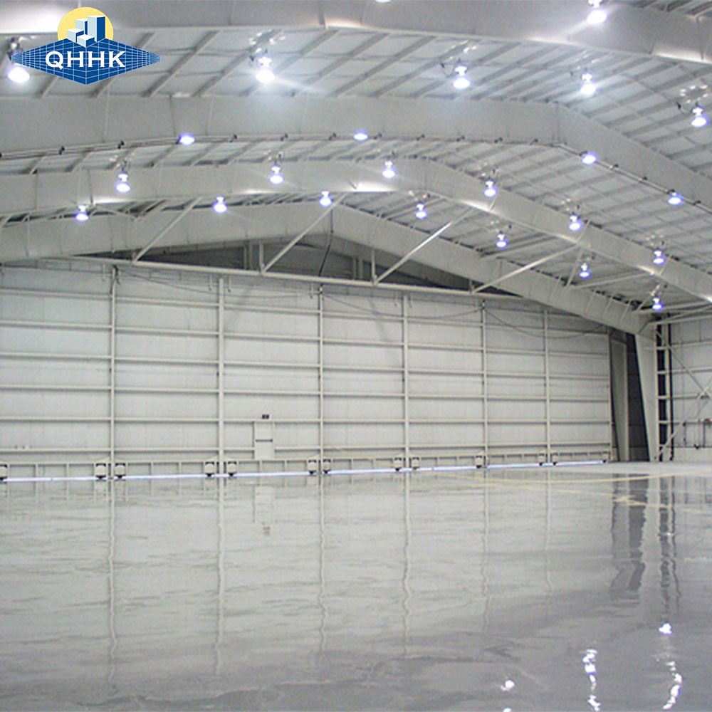 Modular Prefabricated Industrial Steel Structure Aircraft Kit Hangar Easy Assembly